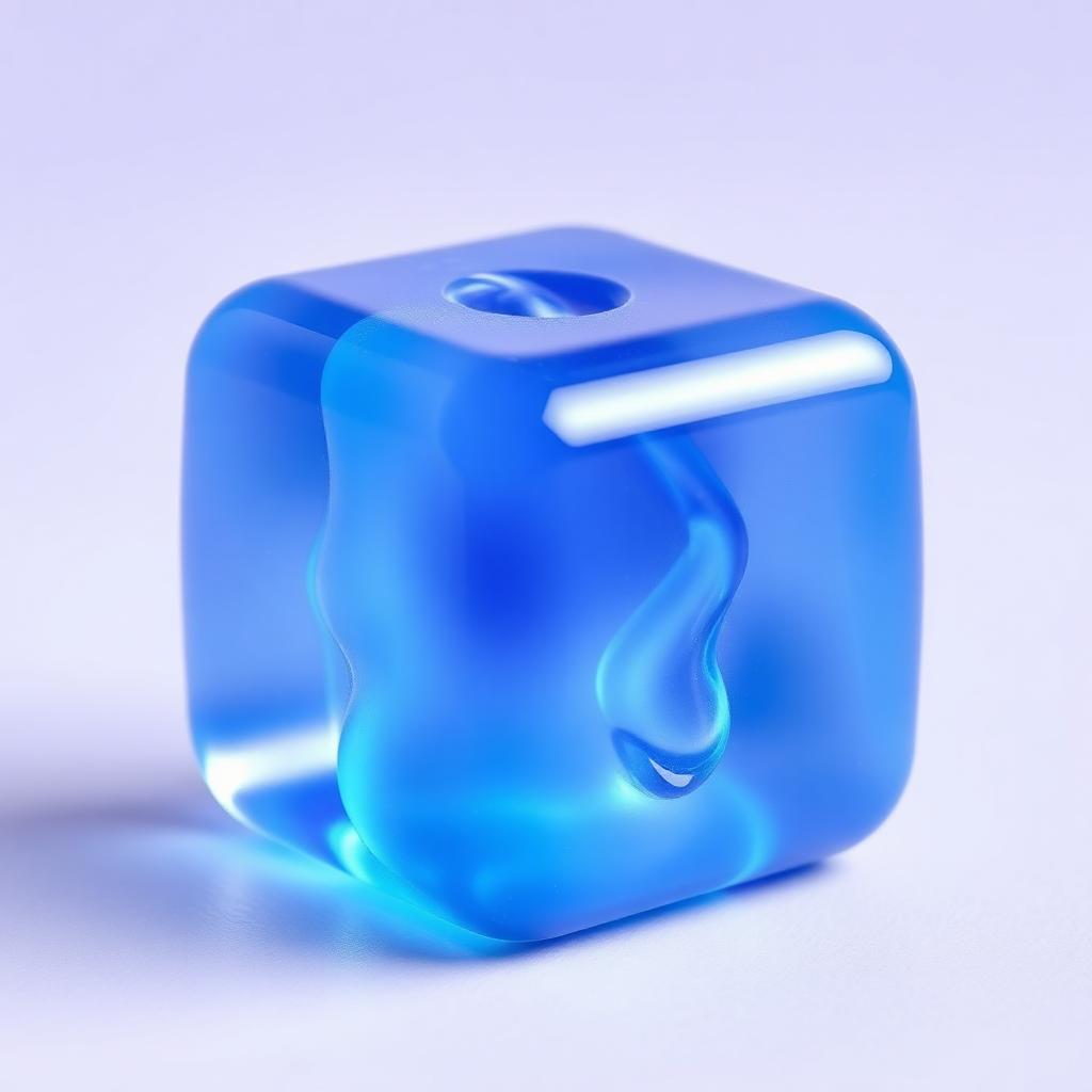 Jelly Cube Stress Ball Squishy
